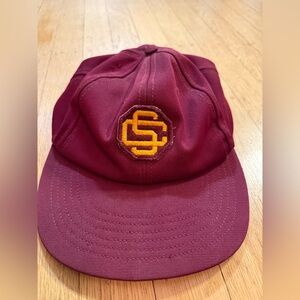 Vintage USC Trojans hat with baseball logo